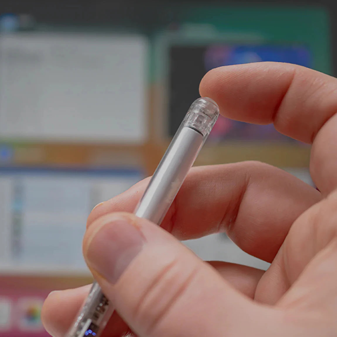 Lápiz Cristal para iPad LOGiiX Blanco/Transparente