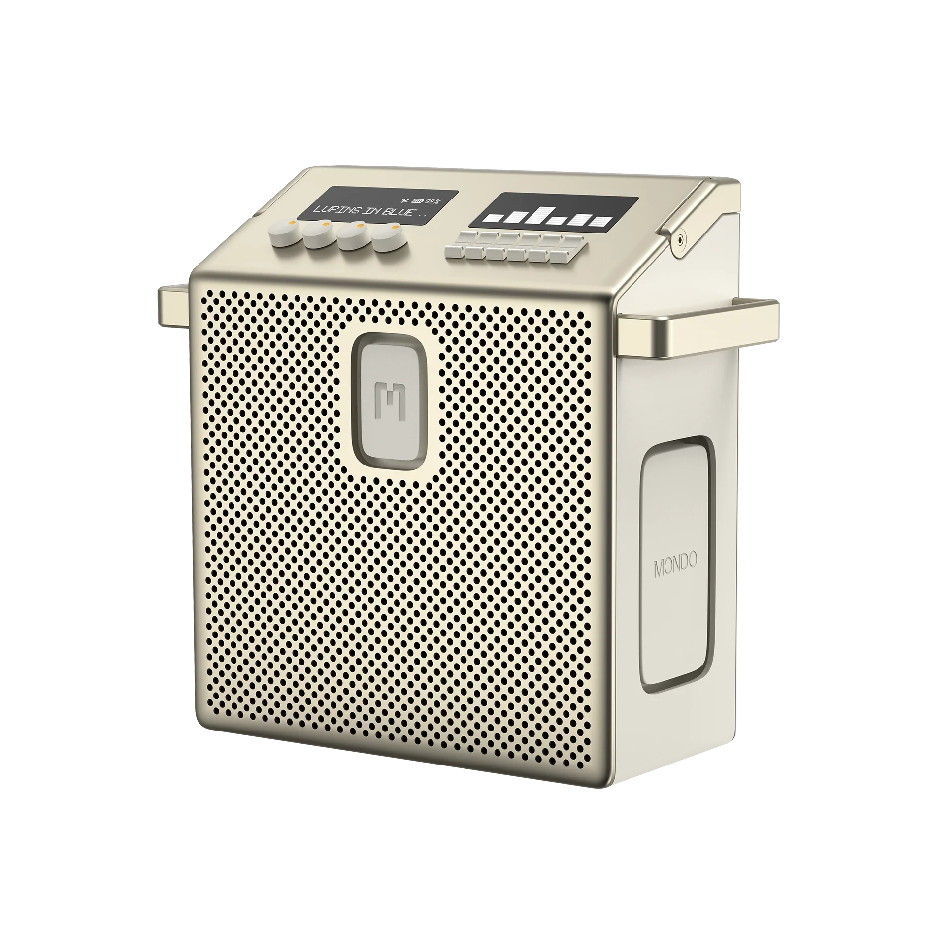 Parlante Mediano Mondo Metal BT